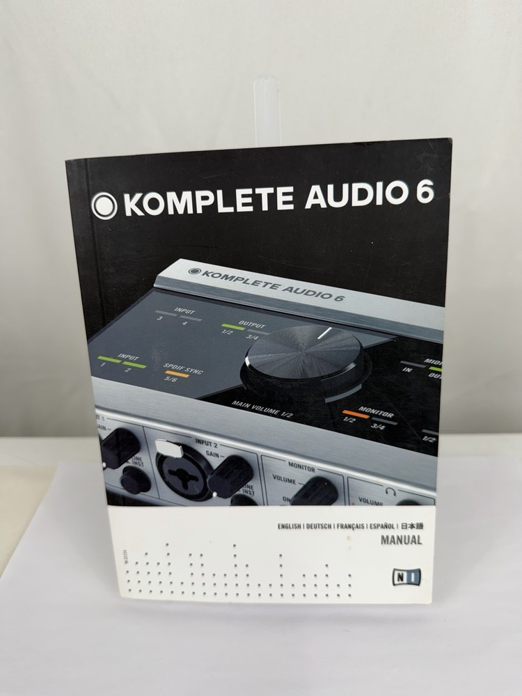 Komplete Audio 6 Manual - Manual only