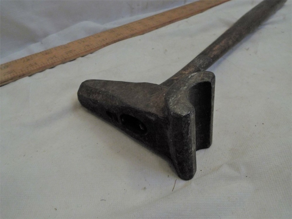 Antique Blacksmith Rounding Forming Hammer Forging Tool Sledge Forge Swage Round
