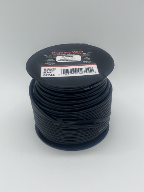 12 Gauge Primary Wire 100% Fine-Stranded Copper USA Made Lot NOT CCA