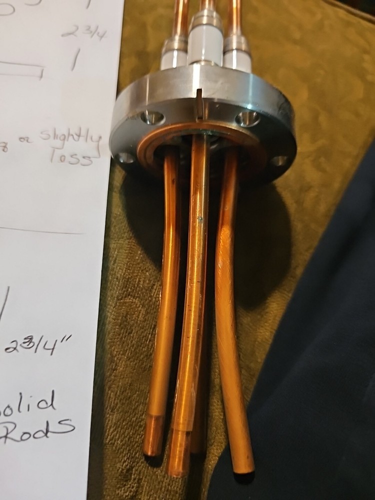 MDC Inc 4 FEED HIGH Power Feedthrough CF40 CF-40