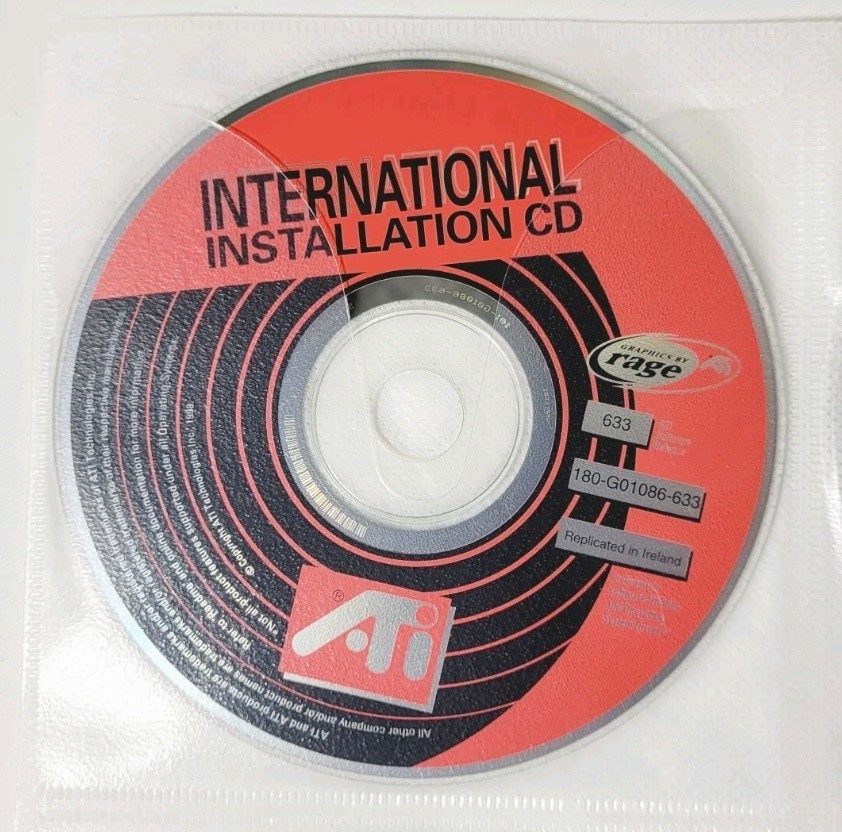 ATI Software International Installation Software Utilities CD 633 Release