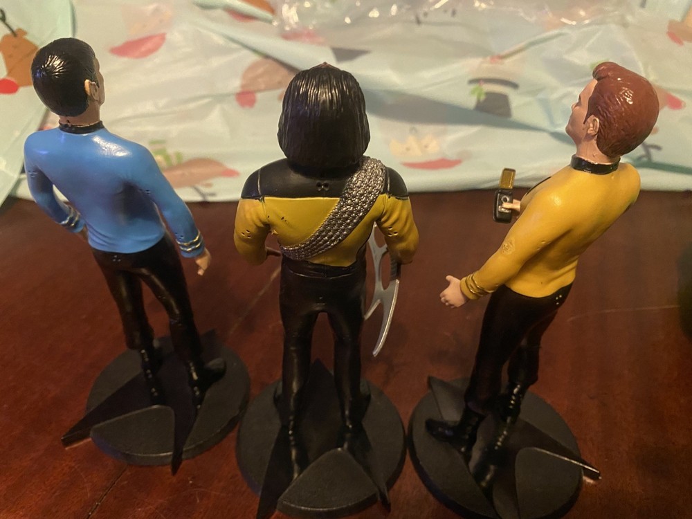 Bundle x3 The Noble Collection Star Trek Bendyfigs