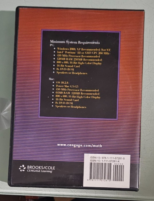 ron larson PRECALCULUS / PRECALCULUS WITH LIMITS DVD / CD ROM 11 disc set