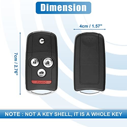 2pcs 313.8MHz N5F0602A1A Replacement Smart Proximity Keyless Entry Remote Key