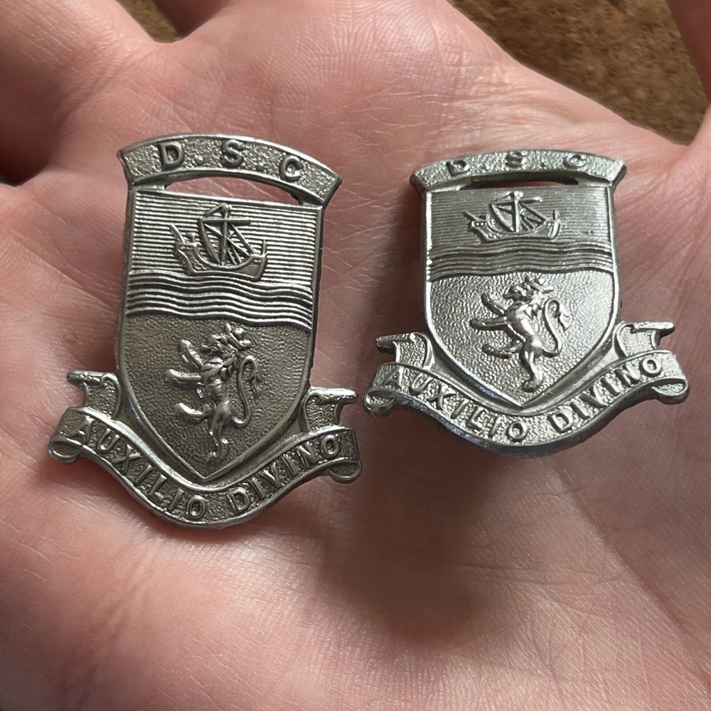 Devon Special Constabulary D.S.C Collar Badges 1930s-1960s