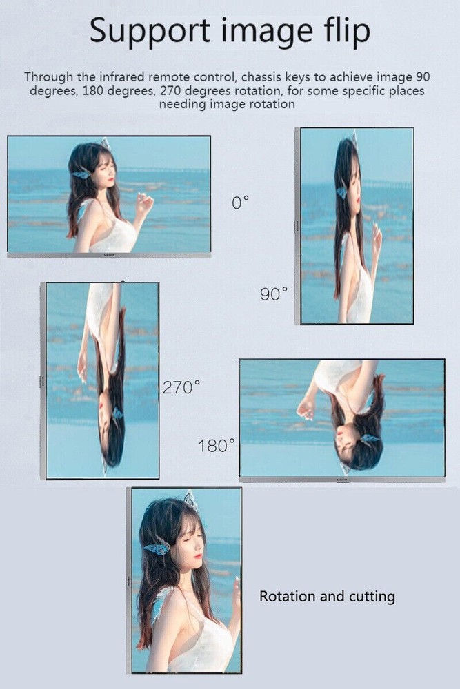 4K HDMI Controller L/R Mirror Up/Down Flip Horizontal Processor Rotate 90 Degree