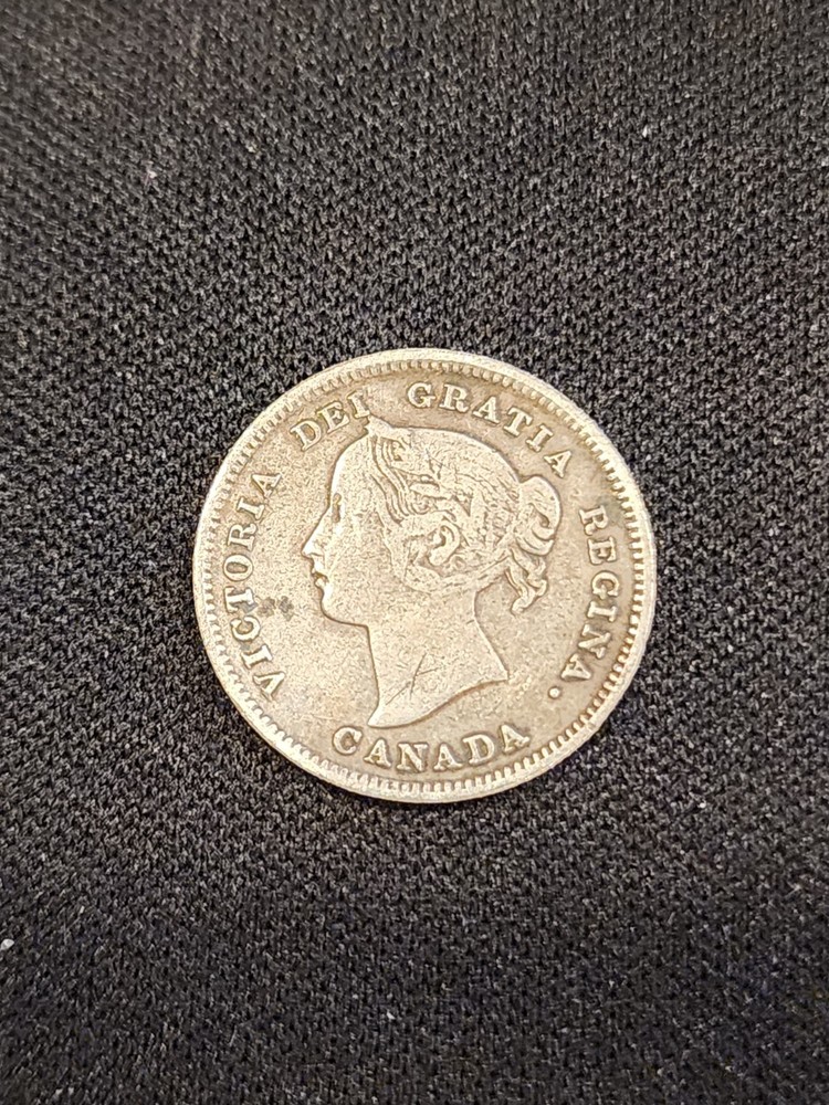 1892 Canada 5 Cents Silver Coin
