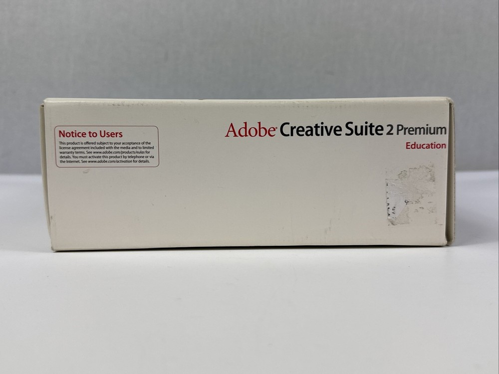Adobe Creative Suite 2 Premium Education for Mac - 6 Disc Set -w/ Serial