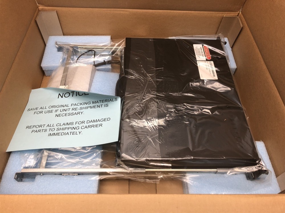 LCD2U17-05 SHORT DEPTH 17" LCD 2U RACK KVM CONSOLE NEW IN BOX