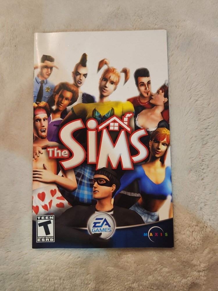 The Sims PS2 Manual Only