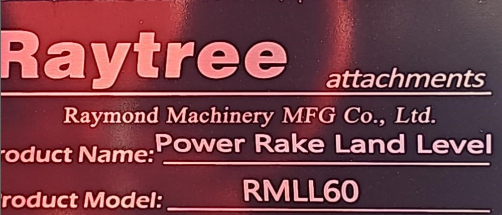 Skid Steer Soil Conditioner / Power Rake Hydra Leveler