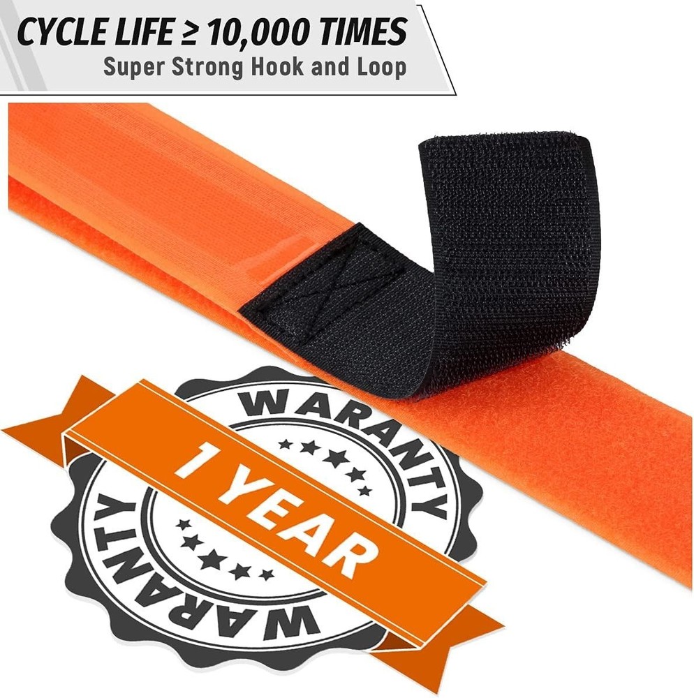 Gel Grip Bicycle Wheel Stabilizer Straps - 24” Adjustable & Lightweight