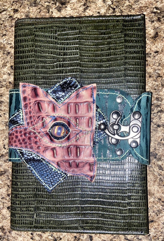 handmade leather bound journal/refillable