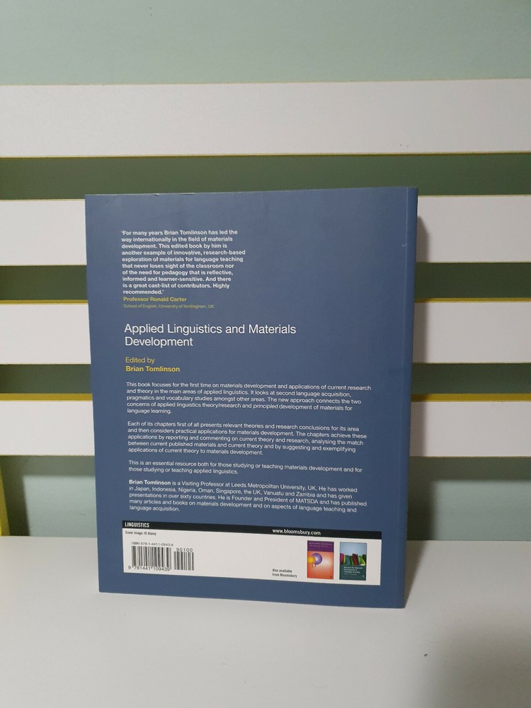 Applied Linguistics and Materials Development, Paperback by Tomlinson
