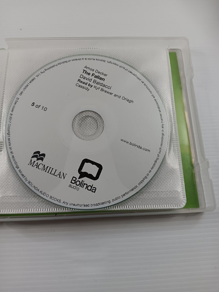 The Fallen by David Baldacci (English) Compact Disc Book