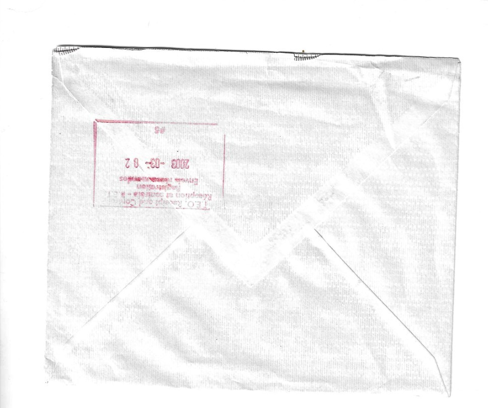 GREECE 2003 Cover sent to Canada