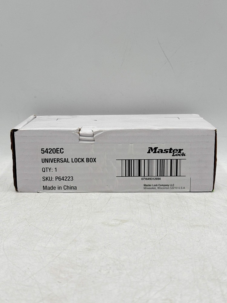 Master Lock 5420D Adjustable Black Lock Box - Brand New