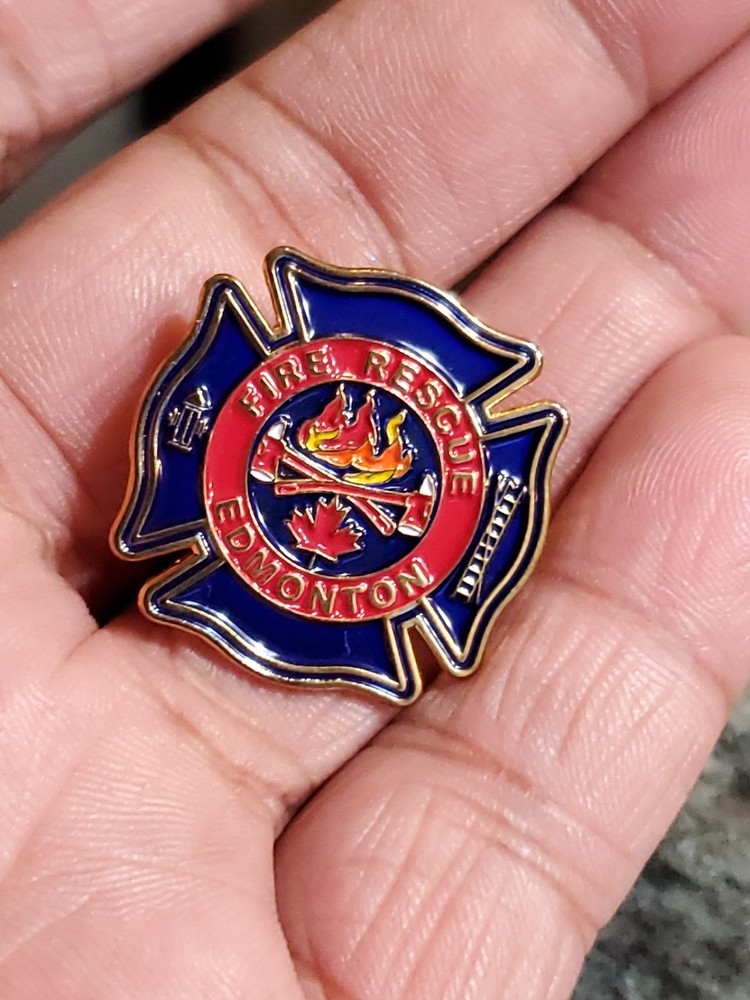 Edmonton Fire Canada Pin