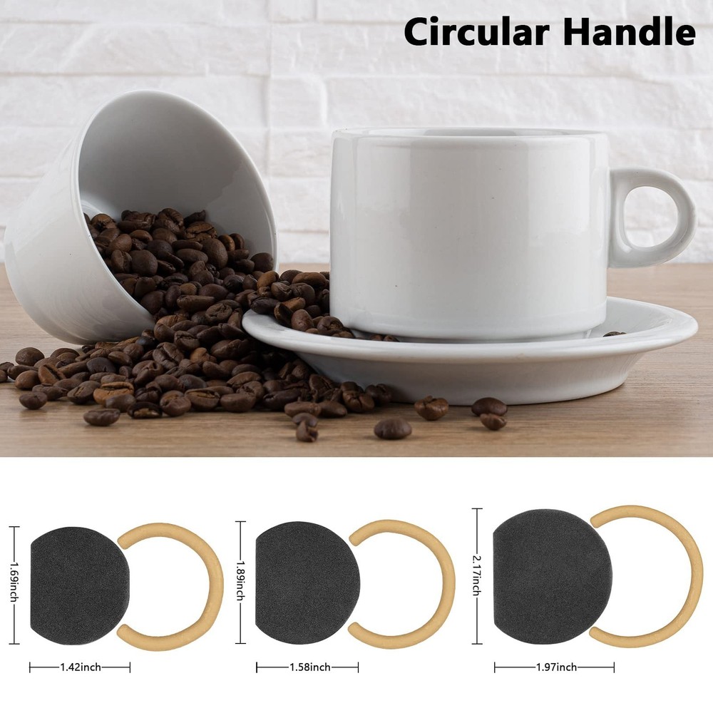 Pottery Mug Handle Molds 12Pcs Mug Handle Forms Mug Handle Making Tool for Po...