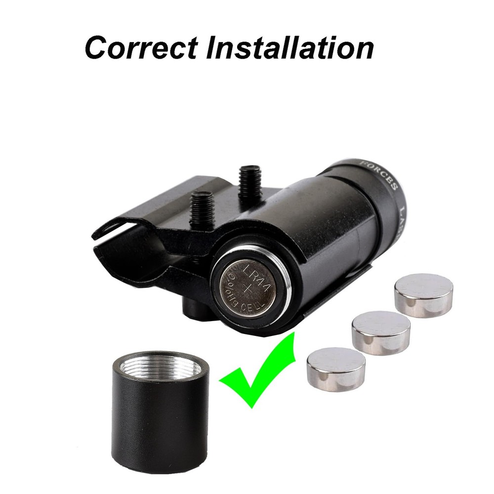 Mini Red Dot Laser Sight Scope with Barrel Clamp Mount for Rifle