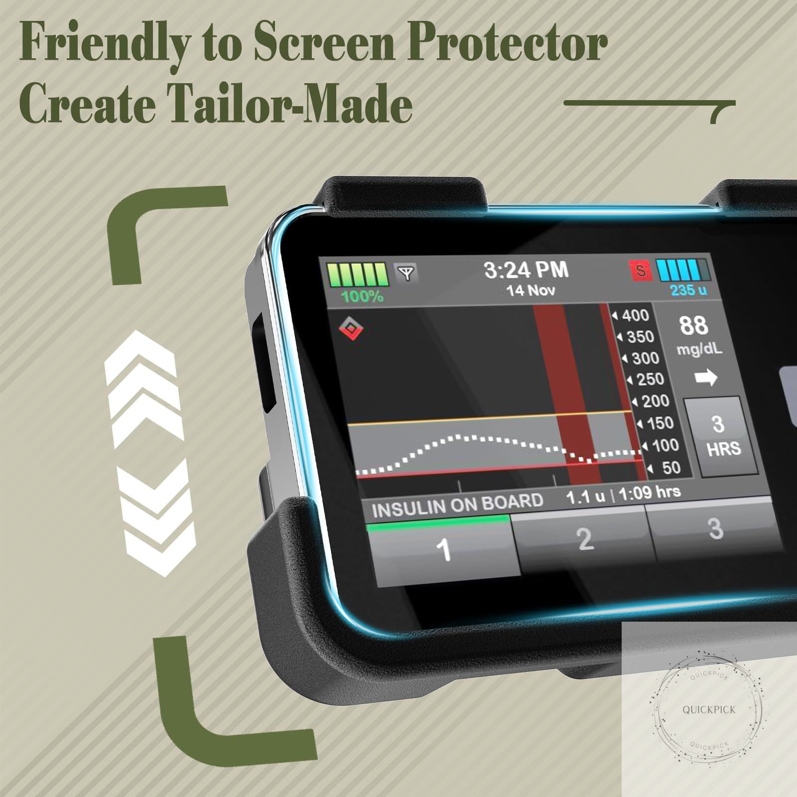 Tandem Tslim X2 Pump Case, t Slim X2 Pump Case with 360° Rotatable Clip Black