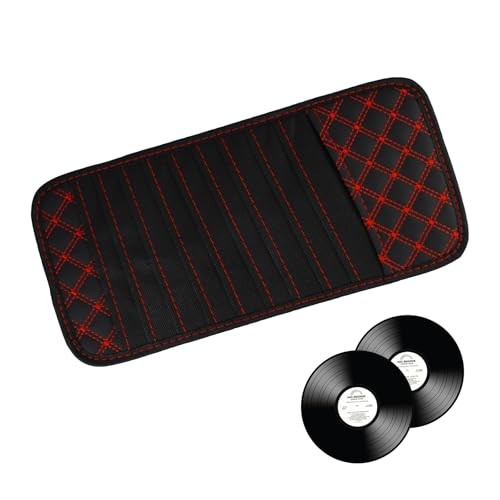DVD Vehicle Visor, Large Capacity CD Visor Case, Waterproof Car Sunvisor CD