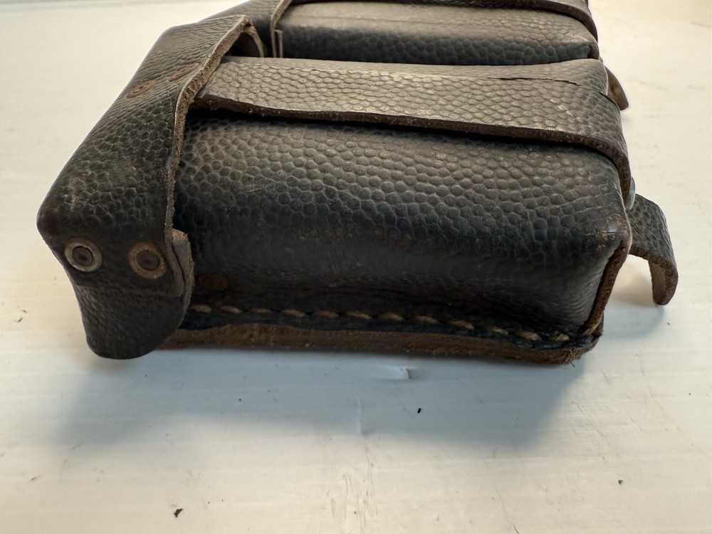 Original WWII German 98k Mauser Ammunition Pouch Riveted Model