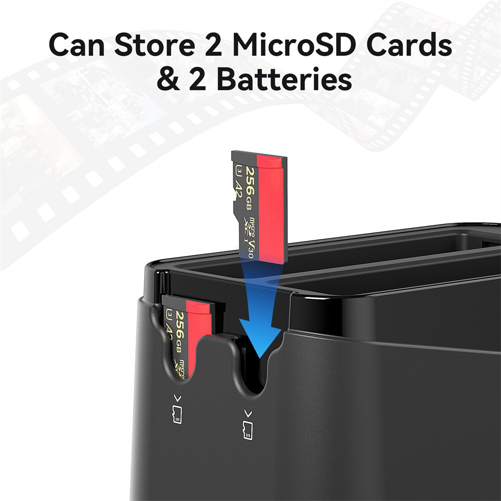 For Insta360 X4 Air Battery Fast Charging Dock Camera Accessory