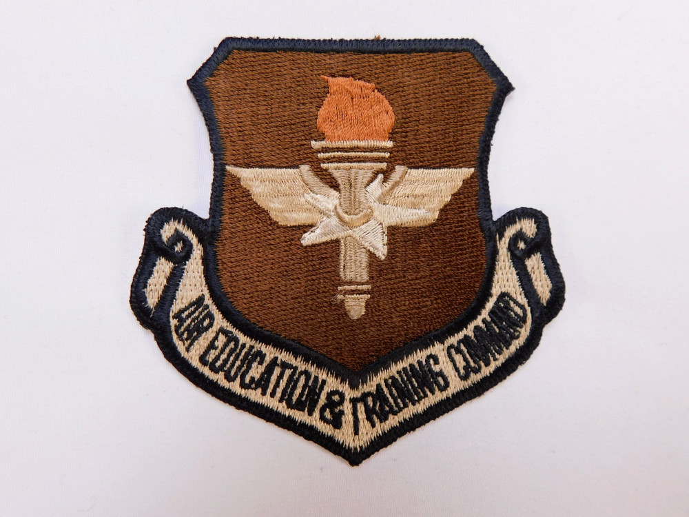 USAF US Air Force Air Education Training Command AETC Desert Tan DCU Patch