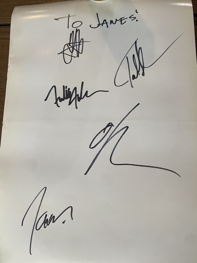 Amon Amarth WITh ODEN ON OUR SIDE 2000 2 posters one signed