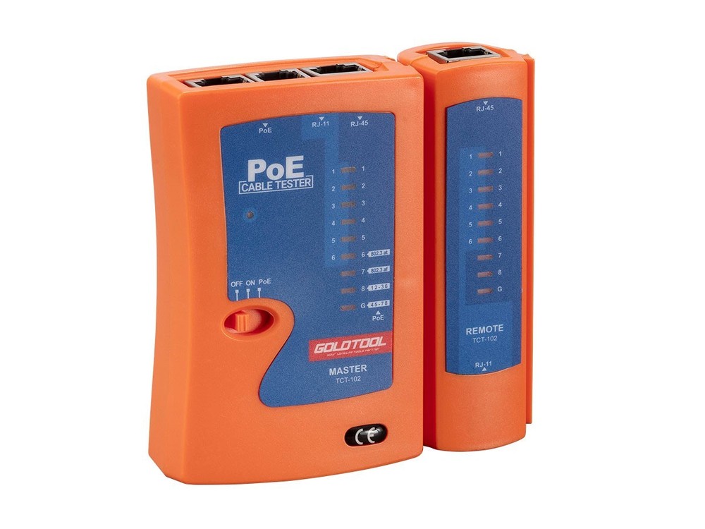 Monoprice Combo Function Cable Tester and Power over Ethernet (PoE) Finder
