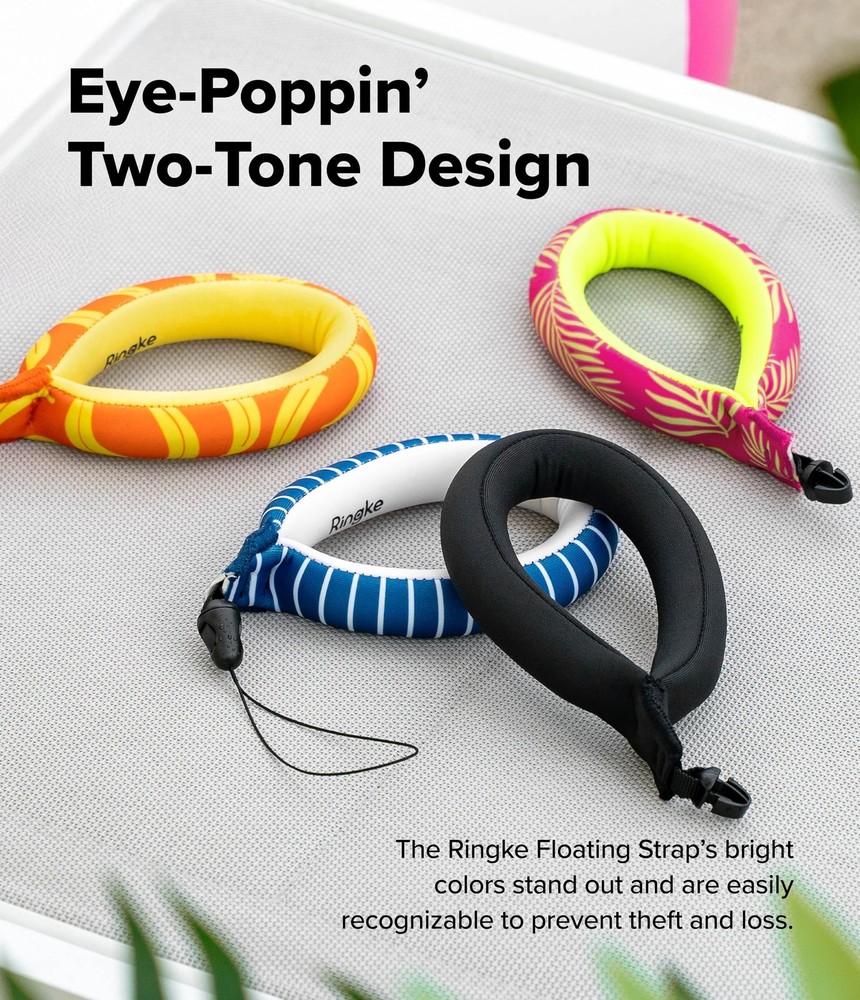 Waterproof Float Strap (2 Pack), Underwater Floating Strap, Wristband, Hand G...