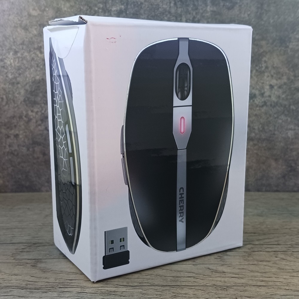 Cherry MW 9100 USB Wireless Mouse Bluetooth 6 Button Scroll Wheel 2400Dpi Black