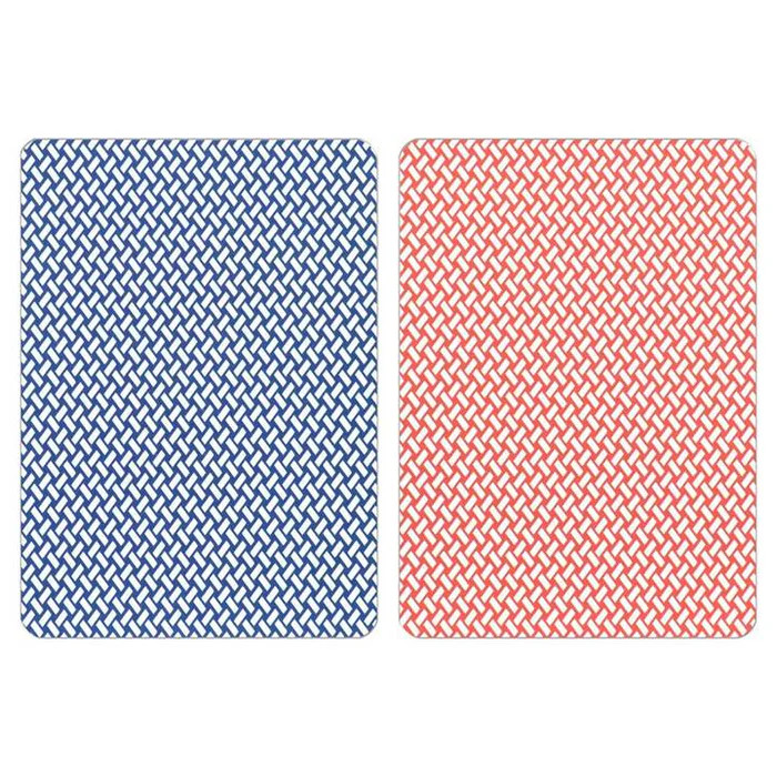 Copag Export Jumbo Index Red/Blue Poker Size 2 Deck Setup Index