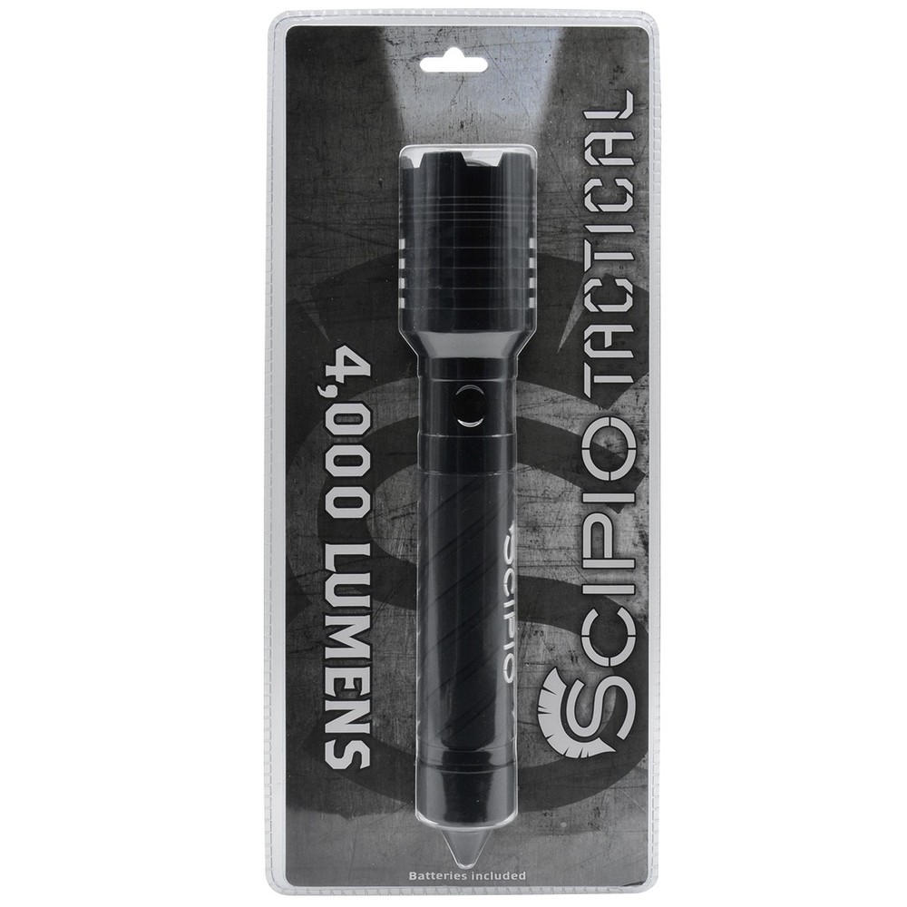 Scipio 1907044 Rechargeable Flashlight 4000lms