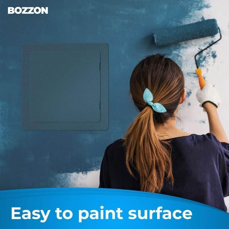 18x18 Access Panel - Wall Hole Cover - White Plastic