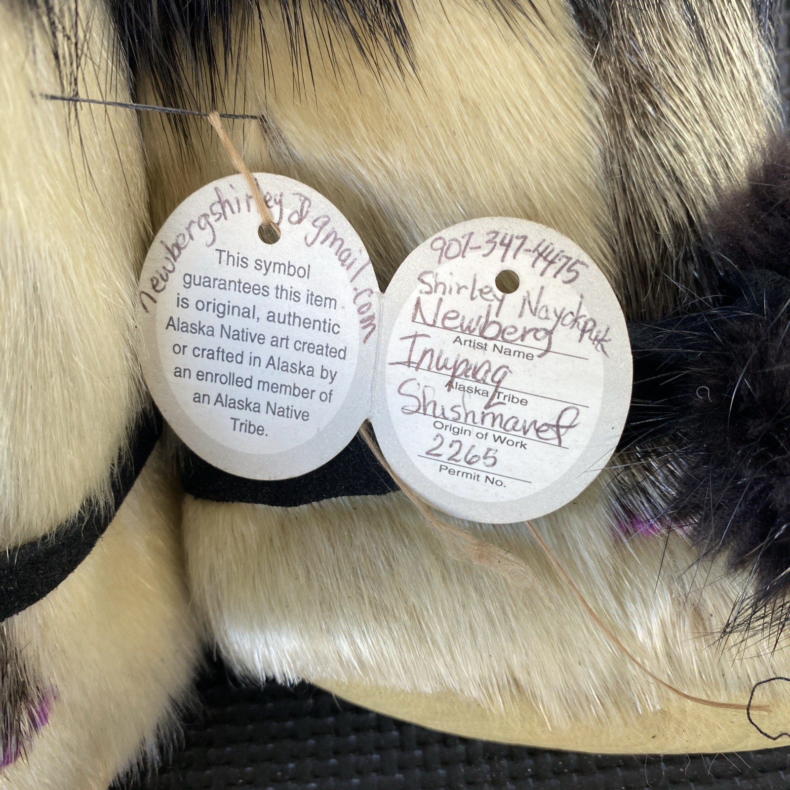 Native Alaska American Child Mukluks Boots Seal Fur Authentic Alaska Native Art