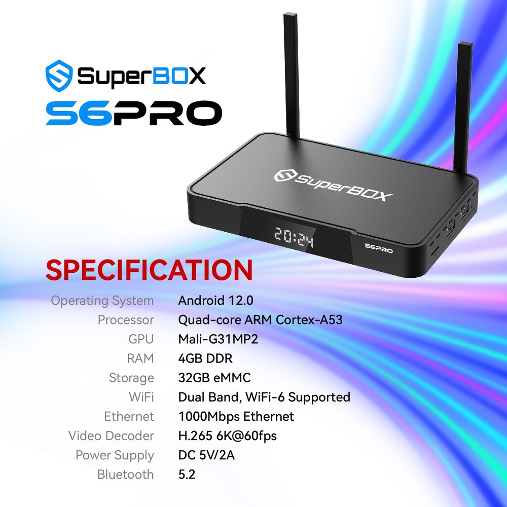 SuperBox S6 Pro BOX - Authorized Distributor - Interested Can Message To Me