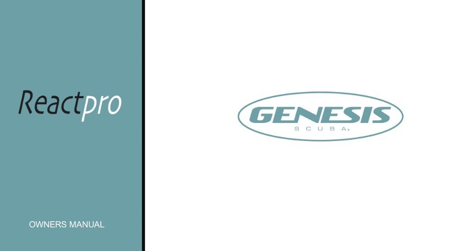 Genesis ReAct Pro SCUBA Dive Computer Owner's Manual, Puck module