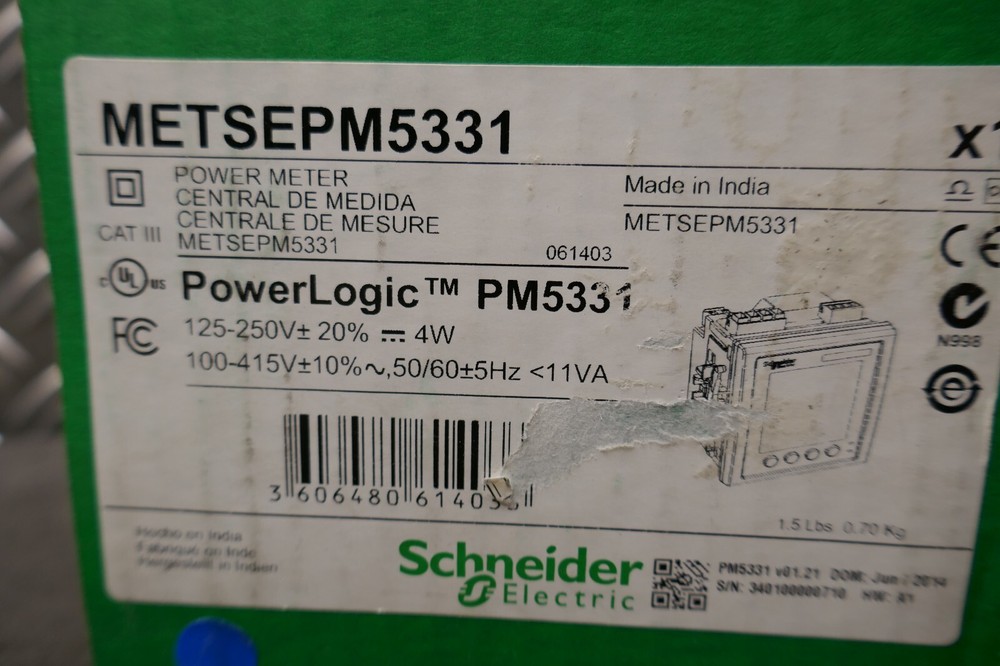 Schneider METSEPM5331 Power Meter Powerlogic PM5331