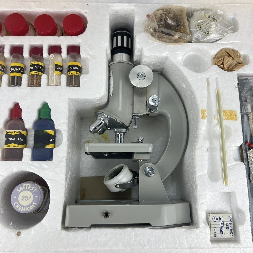 Vintage SPI Southern Precision Instruments No 1832 Microscope Micro Research Kit