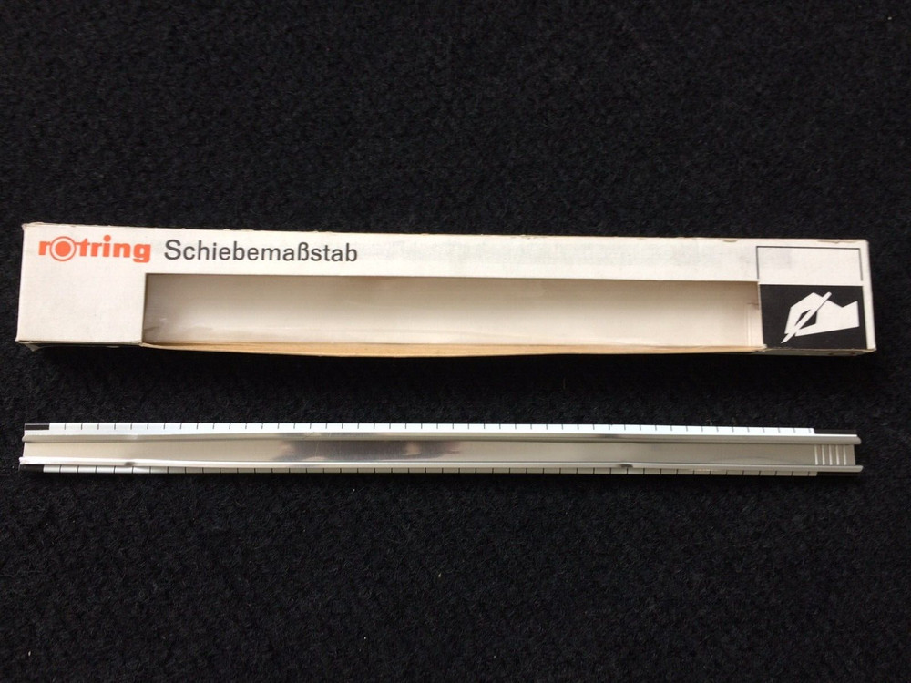 Vintage Rotring Interchangeable Sliding Scale Rule SM4 2334