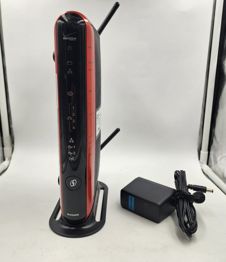 Verizon Cable Model Router MI424WR w/ AC Adapter
