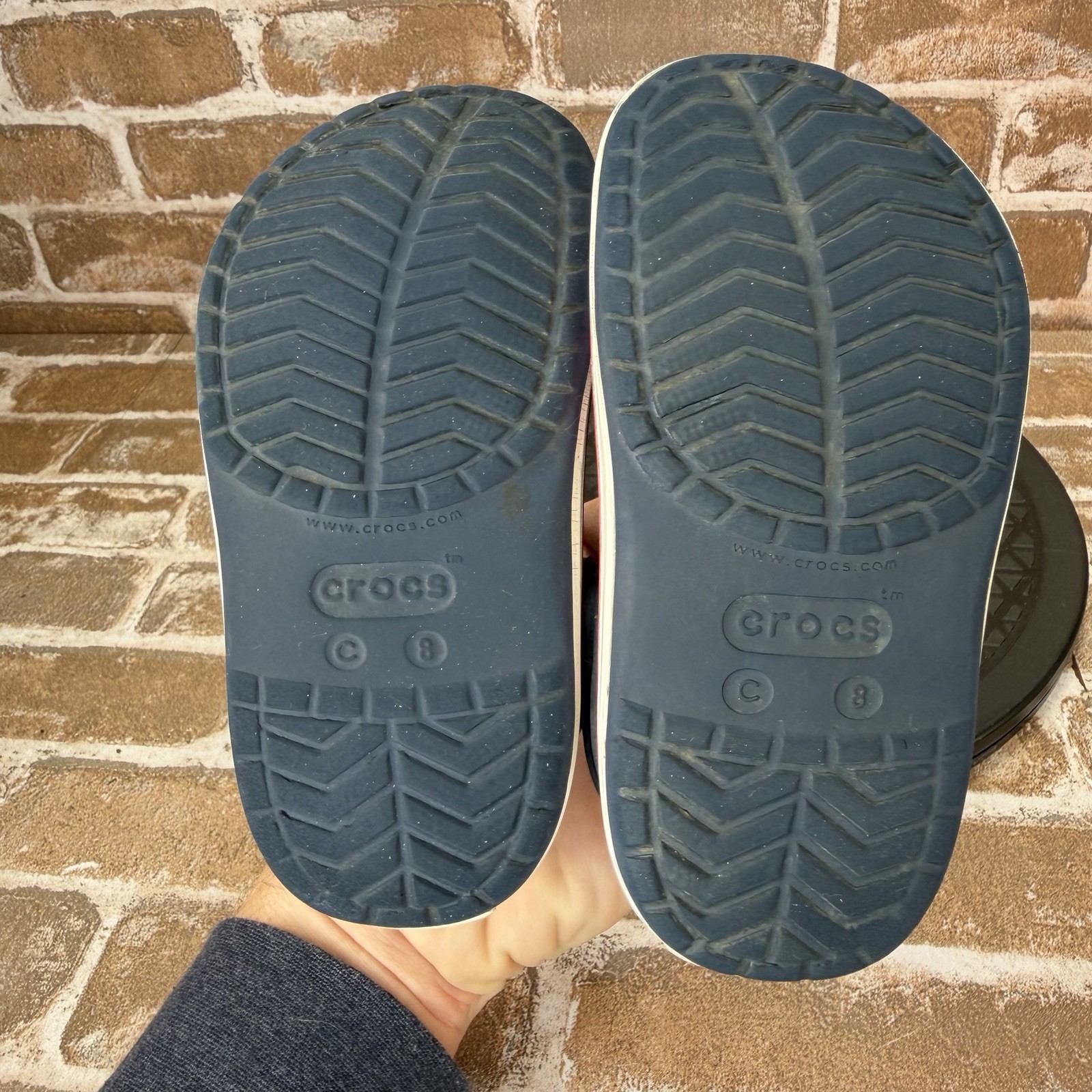 Crocs Classic Navy Blue Slip On Comfort Clogs Boys Toddler Size C8