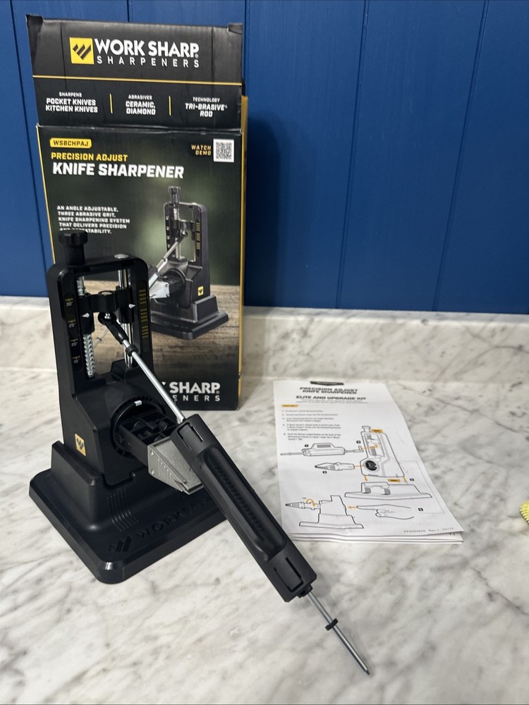Work Sharp Black ‎Precision Adjust Knife Sharpener WSBCHPAJ Used