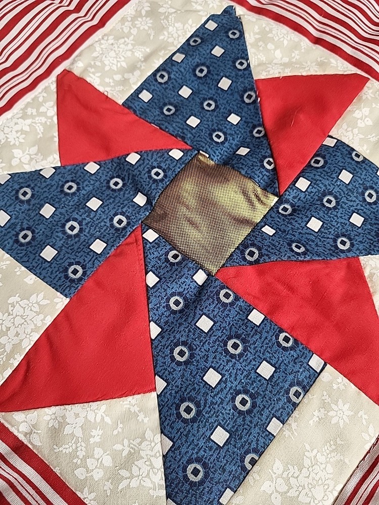 Handmade Quilt Table runner. 16.5"×54"