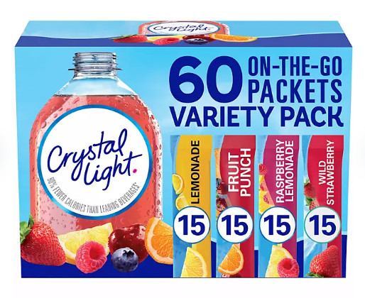 Crystal Light Powdered Drink Mix Variety Pack (60 Ct.)