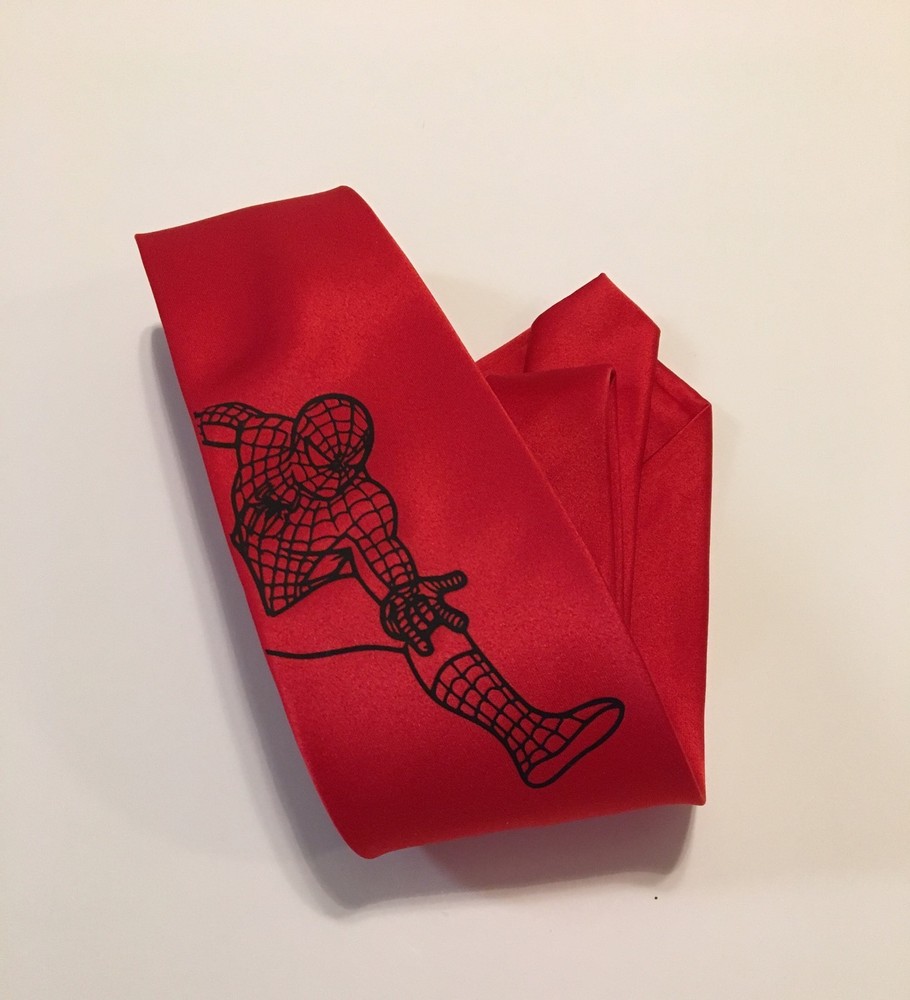 Spider Red Necktie