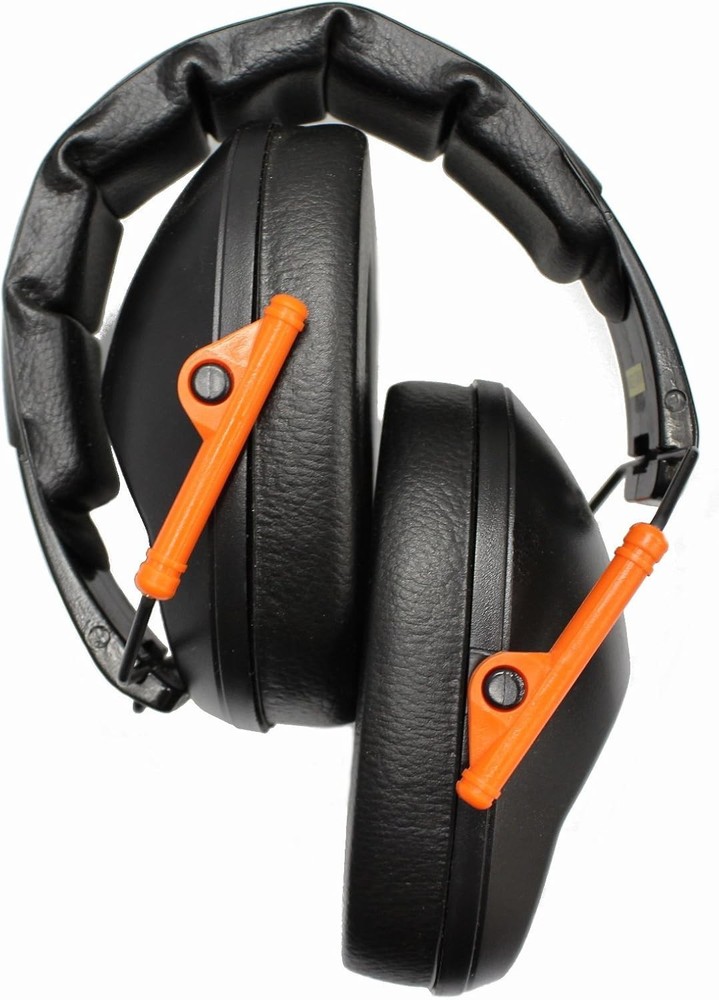 Pro Low-Profile Hearing Protection Earmuffs - 22 dB Noise Reduction, Foldable