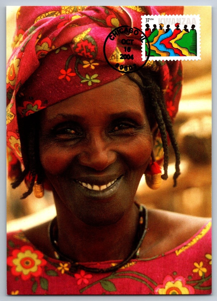 #3881 Kwanzaa FDC Maxi Card